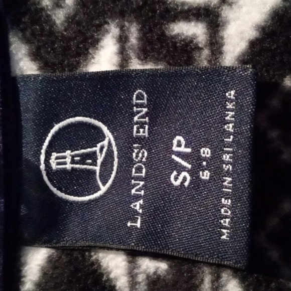 Lands' End S/P Quarter Zip Fleece Pullover Top - Picture 3 of 7